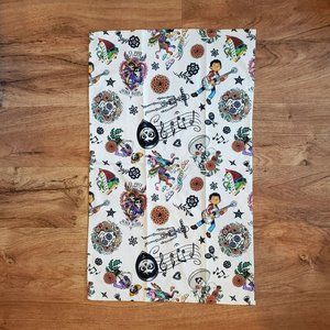 Disney Pixar Coco kitchen towel, Cotton 16x26 Day of the Dead Goth NEW no tags